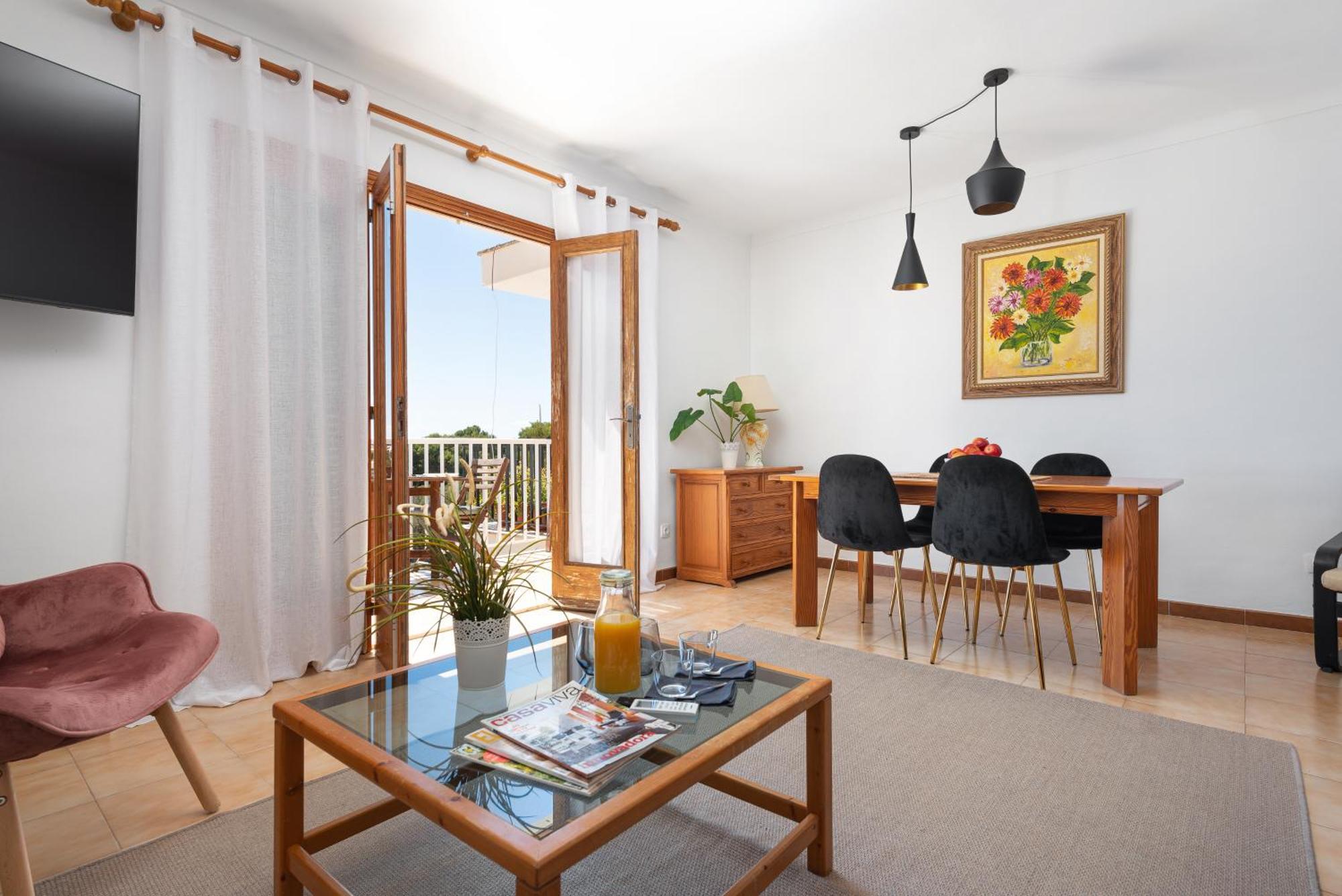 New! Harmonia, Front Sea View, Cala Marsal 300m Apartment *