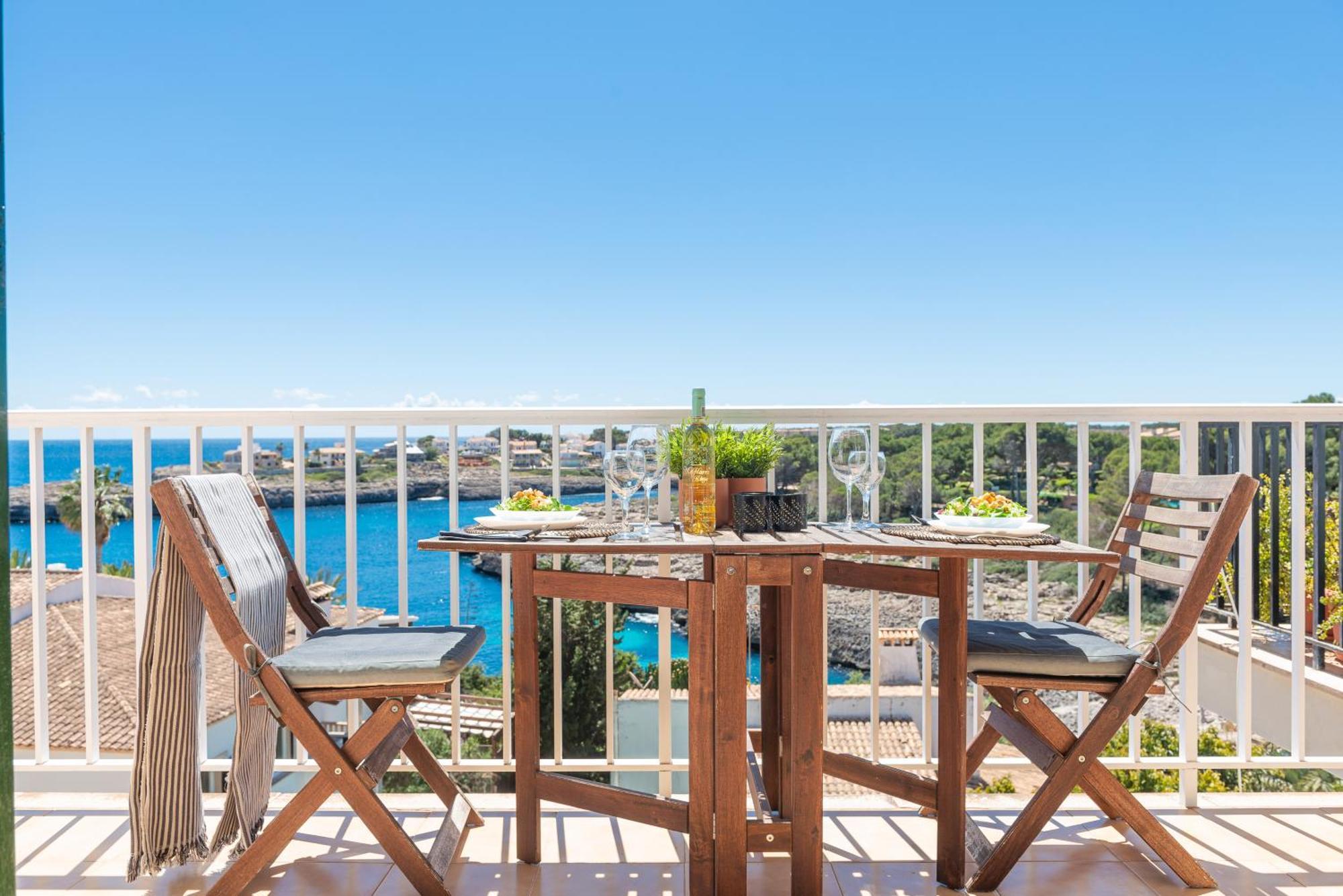 New! Harmonia, Front Sea View, Cala Marsal 300m Apartment Portocolom (Mallorca)